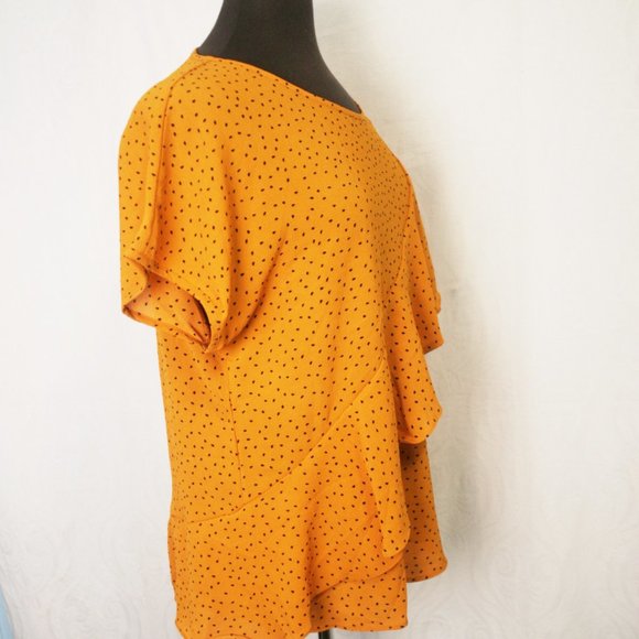 Asymetric Ruffle Blouse - Picture 2 of 7